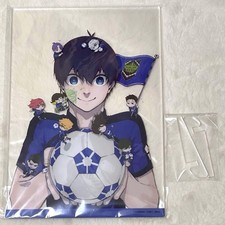 Pannello artistico acrilico Blue Lock Exhibition ventaglio da collezione