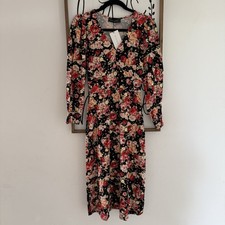Abito floreale nero - , pixiegirl
