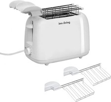 Innoliving Tostapane con Pinze INN-742, 700W, 6 Livelli di Doratura Regolabili