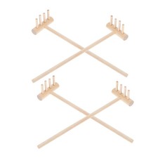 4 Pcs Rastrello Di Legno