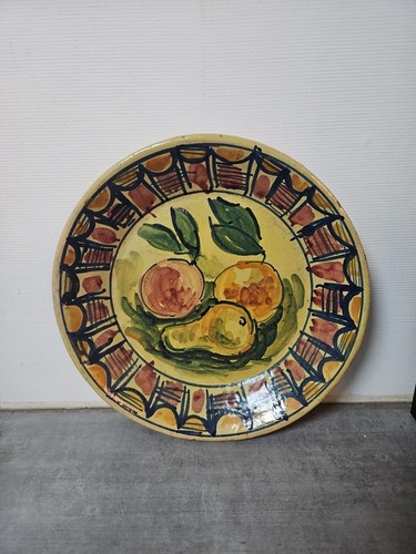 Grand plat faïence - grand, en