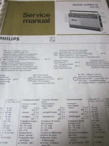 Radio philips m22rr312 schemi - m22rr312,