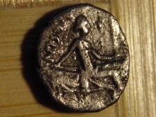 Moneta d'argento greca Eubea