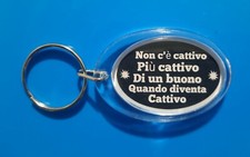 Portachiavi frase Bud spencer  in plexiglass 