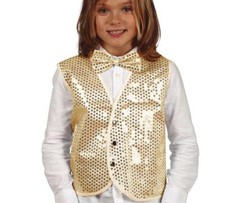 Gilet oro bambino con