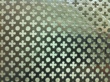 Lamiera Lastra Forata Alluminio Naturale Fant. 8 cm 50x100 sp.0,5mm Termosifoni 