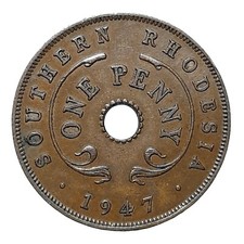 [NC] RHODESIA - PENNY 1947 (nc9863)