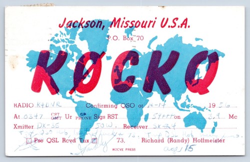 Qsl ham radio køckq - ham,