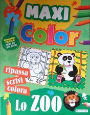 MAXI COLOR. LO ZOO AA. VV. INSOLITO LIBRO 2021 COLORIAMO BROSSURA