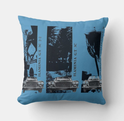 Cuscino 40x40 tributo lancia - cuscino,