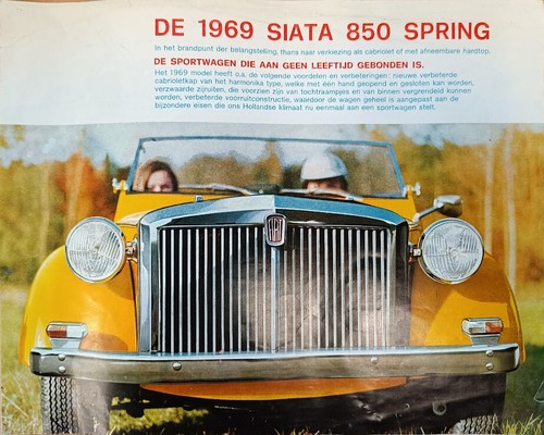 Siata 850 spring promotion - spring,
