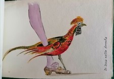 Da Salvador Dalì disegni ad acquerello bozzetti originali d'epoca per il teatro 