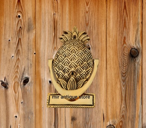 Battiporta ottone ananas - ottone,