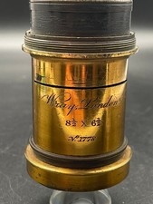 Antica lente ottone rettilinea - antica,