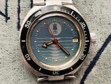 Vostok anfibio Nettuno 2416b automatico RRR/Wostok ologramma subacqueo marina militare