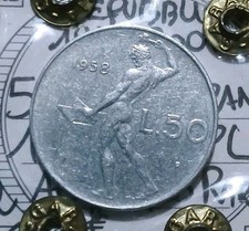 50 Lire Vulcano1958 QSPL  Bei