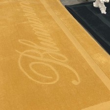 Telo mare in velour tinto in