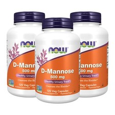 3 x NOW D Mannosio 500 mg 120