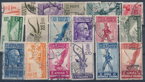1938 colonie africa - 1938, orientale