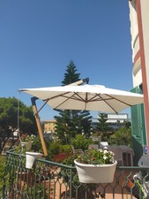 ombrellone da giardino decentrato