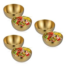  3 Pezzi Ciotola in Metallo