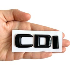 Per cdi lettering nero lucido - nero,