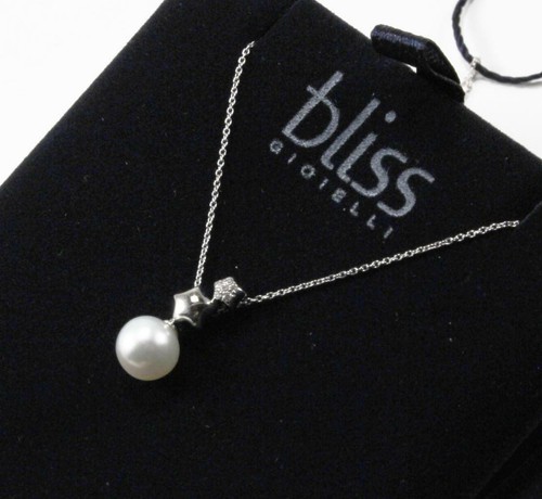 Collana stella perle - perle, diamanti