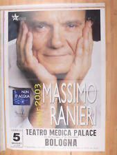 Poster Originale Concerto Massimo Ranieri Bologna 05/05/2003 70X100 Cm