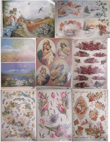 Carta per decoupage decomania - decoupage,