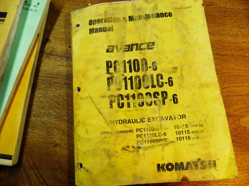 Komatsu pc1100 pc100lc - komatsu, pc100lc-6