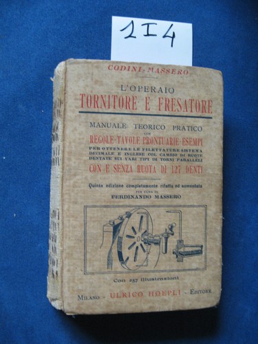 Massero operaio tornitore e - l'operaio,