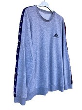 felpa adidas vintage L grigio / sweatshirts spalle 50 lungh.76 cm Sportwear