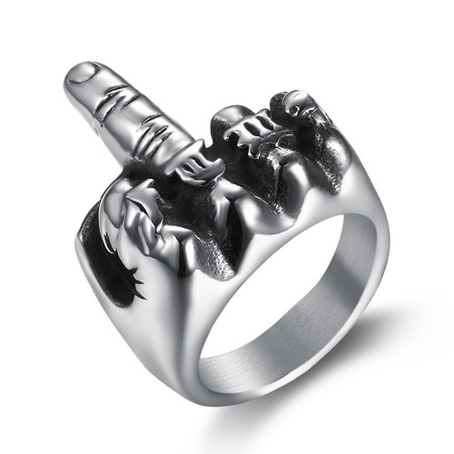 Anello vintage acciaio inox - anello,