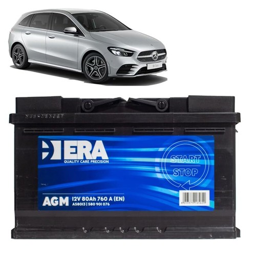 Batteria 80ah per - a.g.m.,