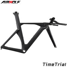 AIRWOLF T1100 Carbon TT Telaio Bici da Cronometro Aero Racing Triathlon Bicicletta