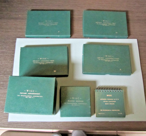 1960 wisc test psicologico - wisc,