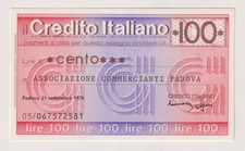 Miniassegni credito italiano - ,