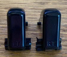 Pezzi di ricambio pulsanti neri OEM LT RT per controller Xbox 360