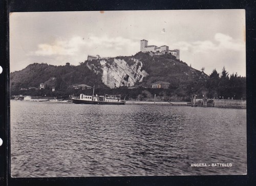 Cartolina angera battello - cartolina,
