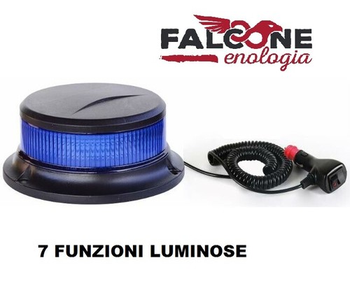 Lampeggiante led blu magnetico - lampeggiante,