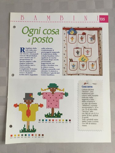 Schema punto croce bambini - schema,