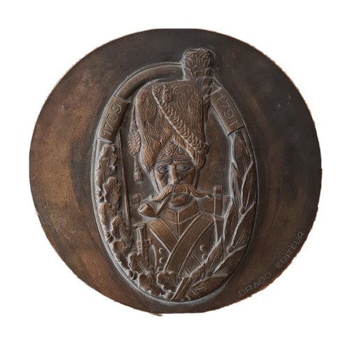 Placca bronzo drago - placca, editore