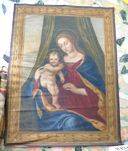 Antico dipinto mano - dipinto, a
