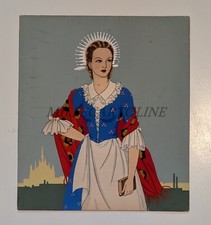 REGINA DI MILANO - Pochoir Simil Chiostri / Meschini, Costume