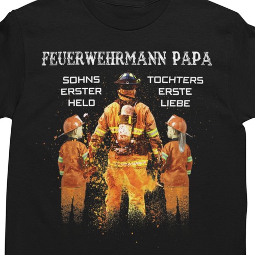 Shirt pompiere papà regalo - papà,