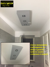 lampadario moderno con faretti
