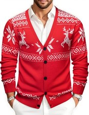 Cardigan uomo brutto Natale