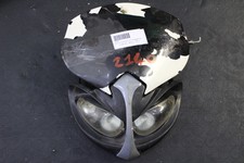 MASCHERINA PORTA FARO ANTERIORE PER MOTO MOTARD CROSS GRAFFI DA VERNICIARE