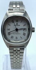 Orologio Mondia Automatic Date 6645 Lady Vintage Swiss Made Funzionante Acciaio