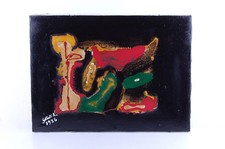 Quadro Galbiati Antonio 40 x 55 cm Olio su tela Opera astratta 1976